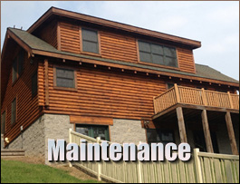  West Rushville, Ohio Log Home Maintenance